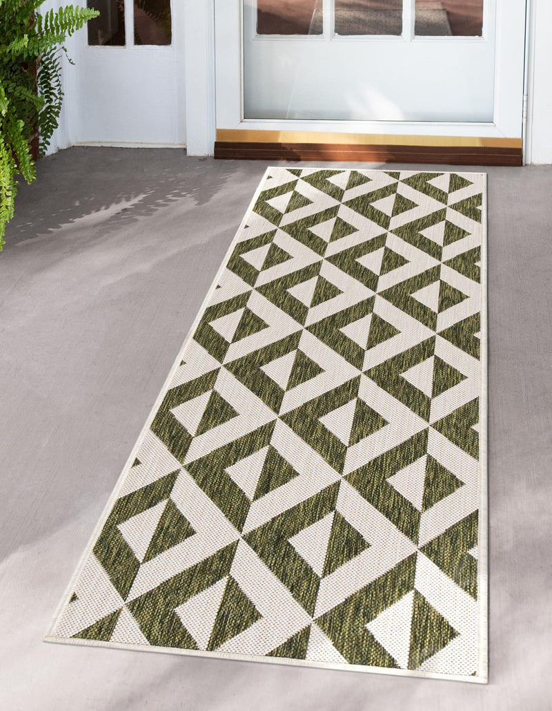 Urban Oasis Rugs Collection Area Rug - Highrise (Green) Runner Green lifestyle 0