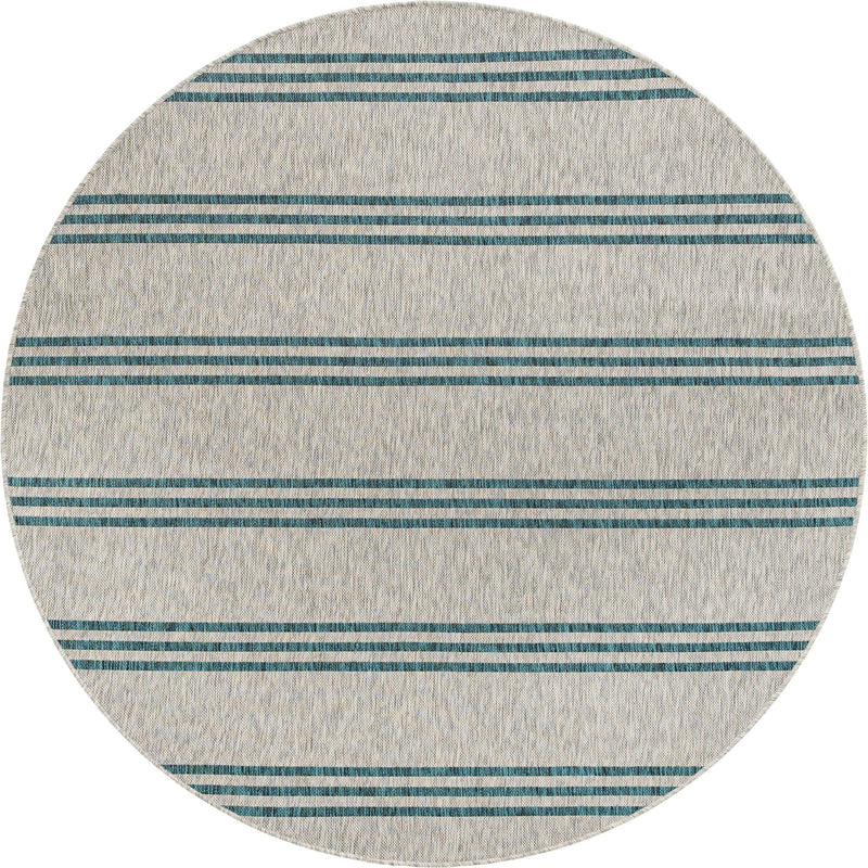 Urban Oasis Rugs Collection Area Rug - District (Light Gray) Round Light Gray Main