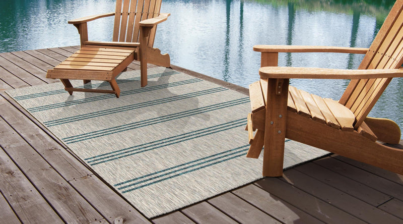 Urban Oasis Rugs Collection Area Rug - District (Light Gray) Rectangle Light Gray lifestyle 2