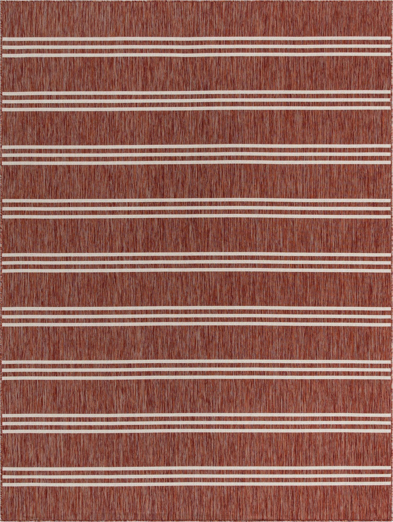 Urban Oasis Rugs Collection Area Rug - District (Rust Red) Rectangle Rust Red Main