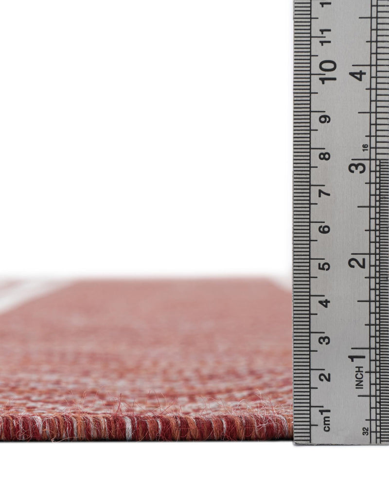 Urban Oasis Rugs Collection Area Rug - District (Rust Red) Square Rust Red lifestyle 3