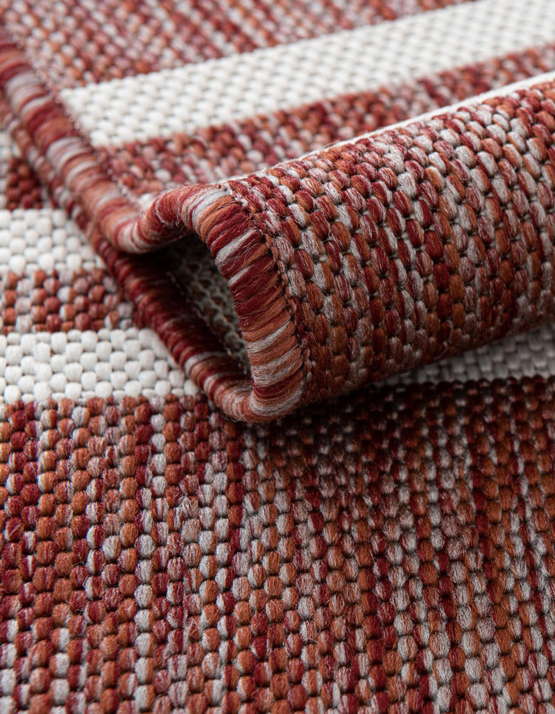 Urban Oasis Rugs Collection Area Rug - District (Rust Red) Square Rust Red lifestyle 6