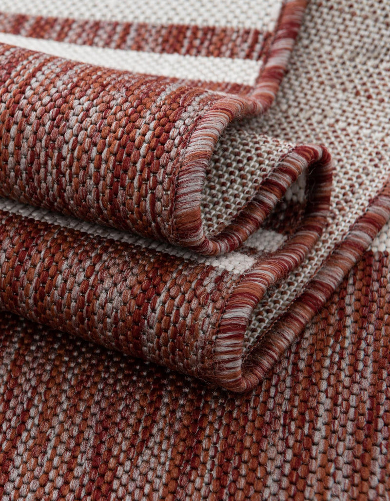 Urban Oasis Rugs Collection Area Rug - District (Rust Red) Square Rust Red lifestyle 19