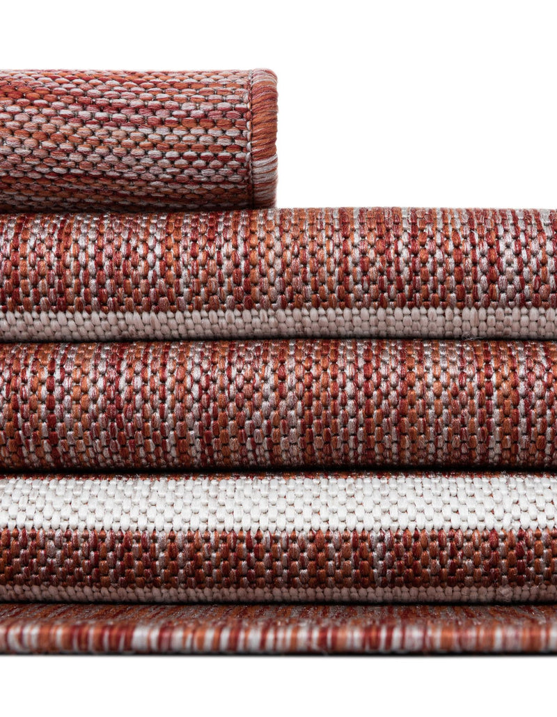 Urban Oasis Rugs Collection Area Rug - District (Rust Red) Square Rust Red lifestyle 20