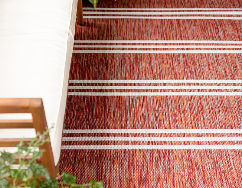 Urban Oasis Rugs Collection Area Rug - District (Rust Red) Rectangle Rust Red lifestyle 4