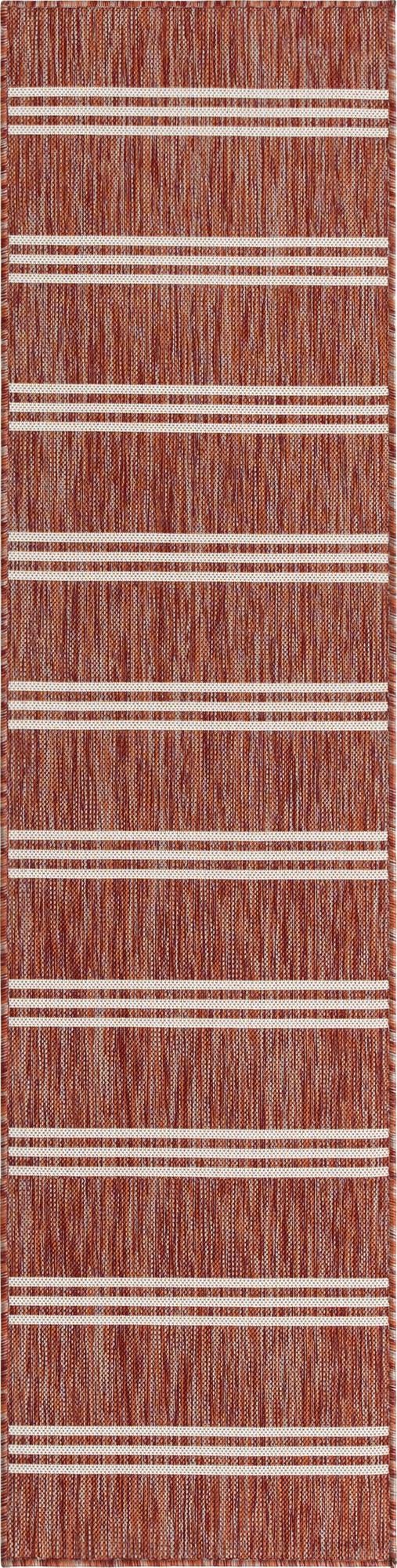 Urban Oasis Rugs Collection Area Rug - District (Rust Red) Runner Rust Red Main