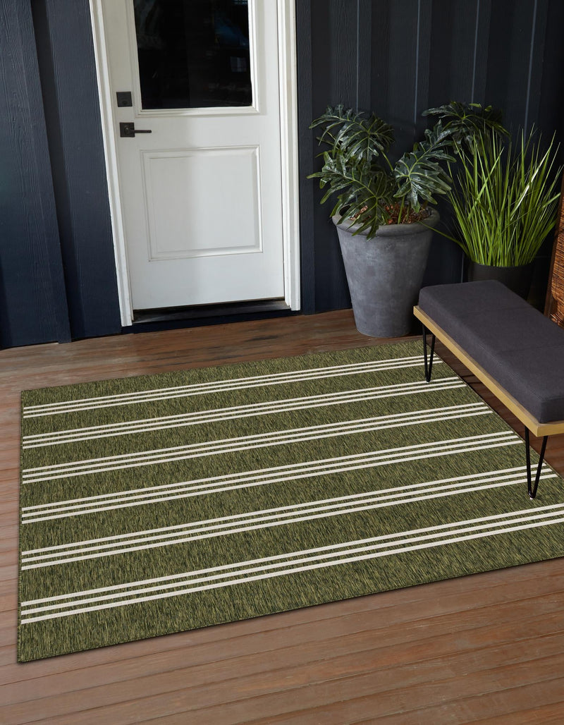 Urban Oasis Rugs Collection Area Rug - District (Green) Square Green lifestyle 0