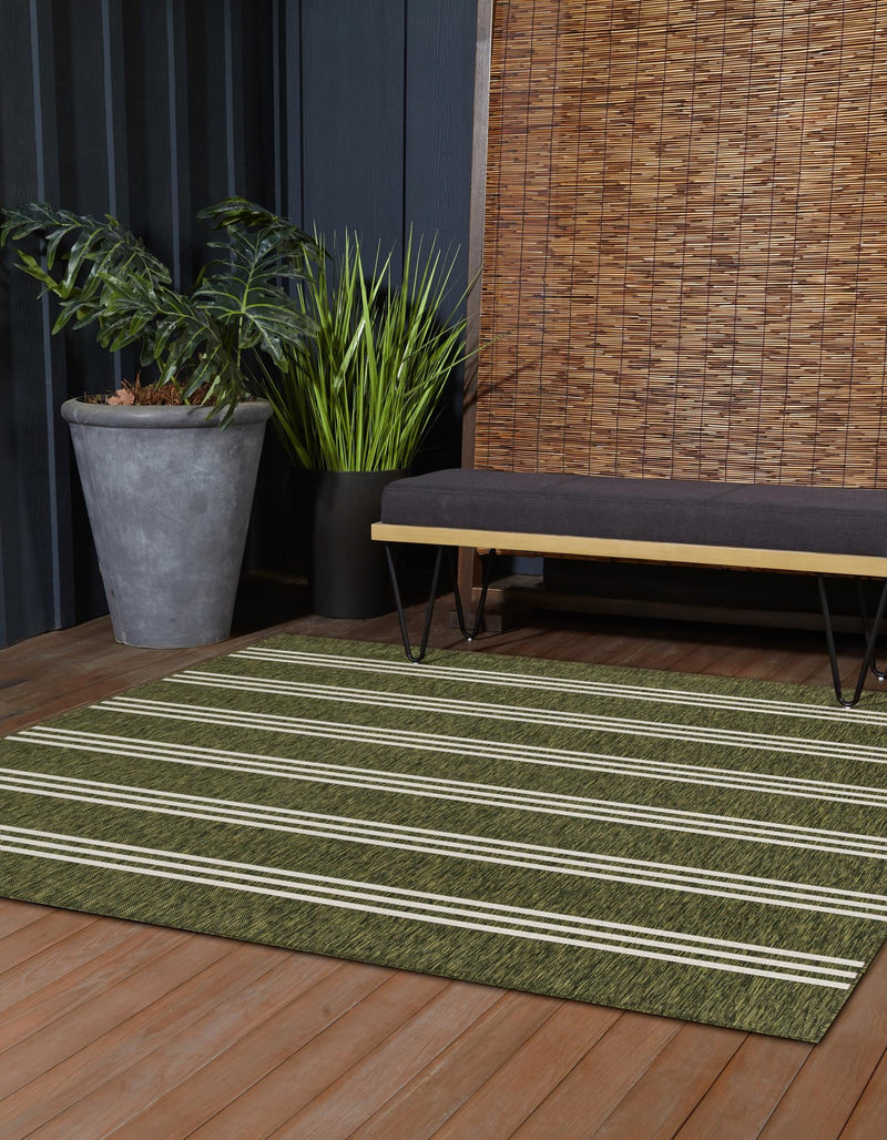 Urban Oasis Rugs Collection Area Rug - District (Green) Square Green lifestyle 2