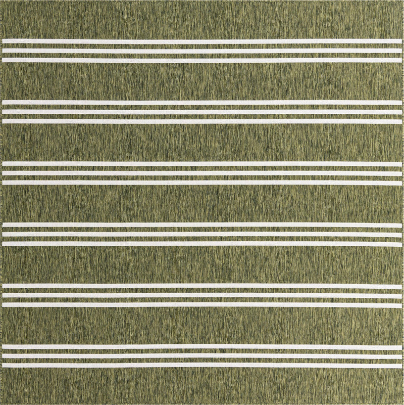 Urban Oasis Rugs Collection Area Rug - District (Green) Square Green Main