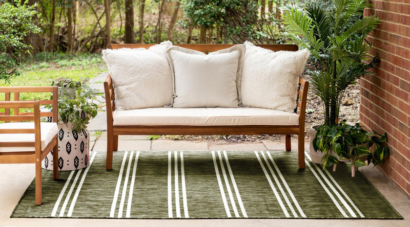 Urban Oasis Rugs Collection Area Rug - District (Green) Rectangle Green lifestyle 3