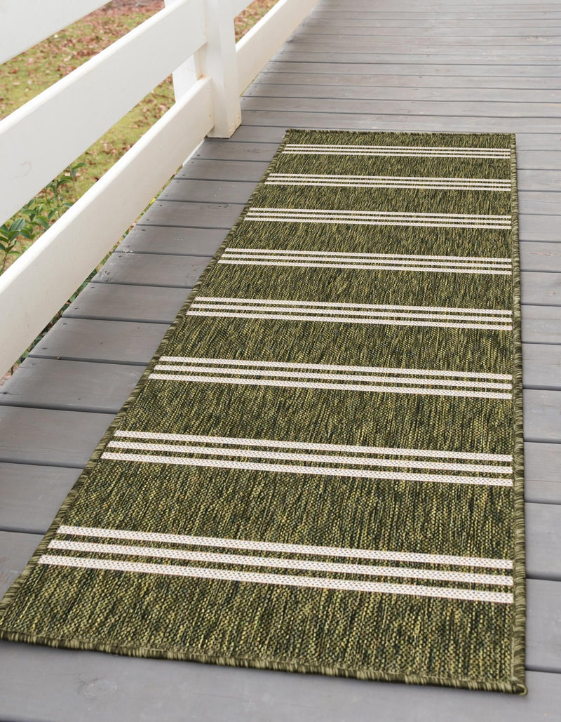 Urban Oasis Rugs Collection Area Rug - District (Green) Runner Green lifestyle 0