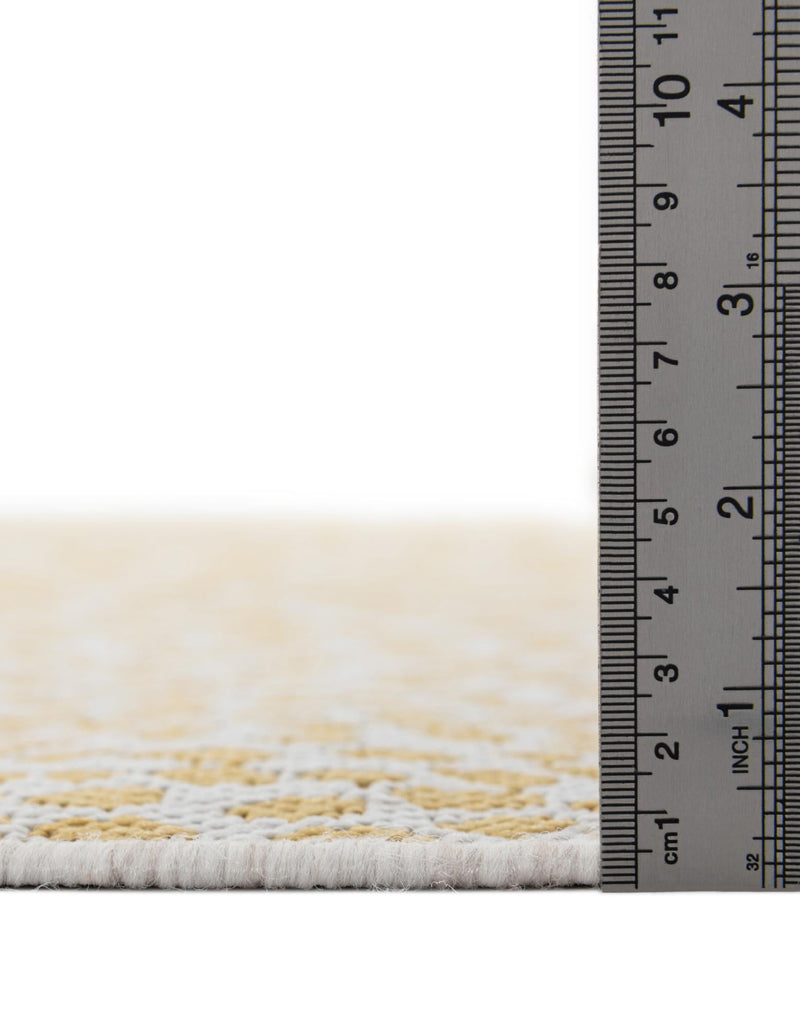 Urban Oasis Rugs Collection Area Rug - Terrace (Yellow Ivory) Square Yellow Ivory lifestyle 4