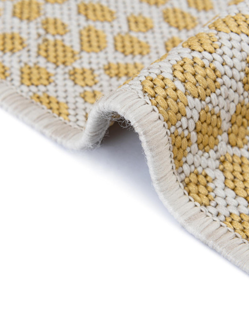 Urban Oasis Rugs Collection Area Rug - Terrace (Yellow Ivory) Square Yellow Ivory lifestyle 17