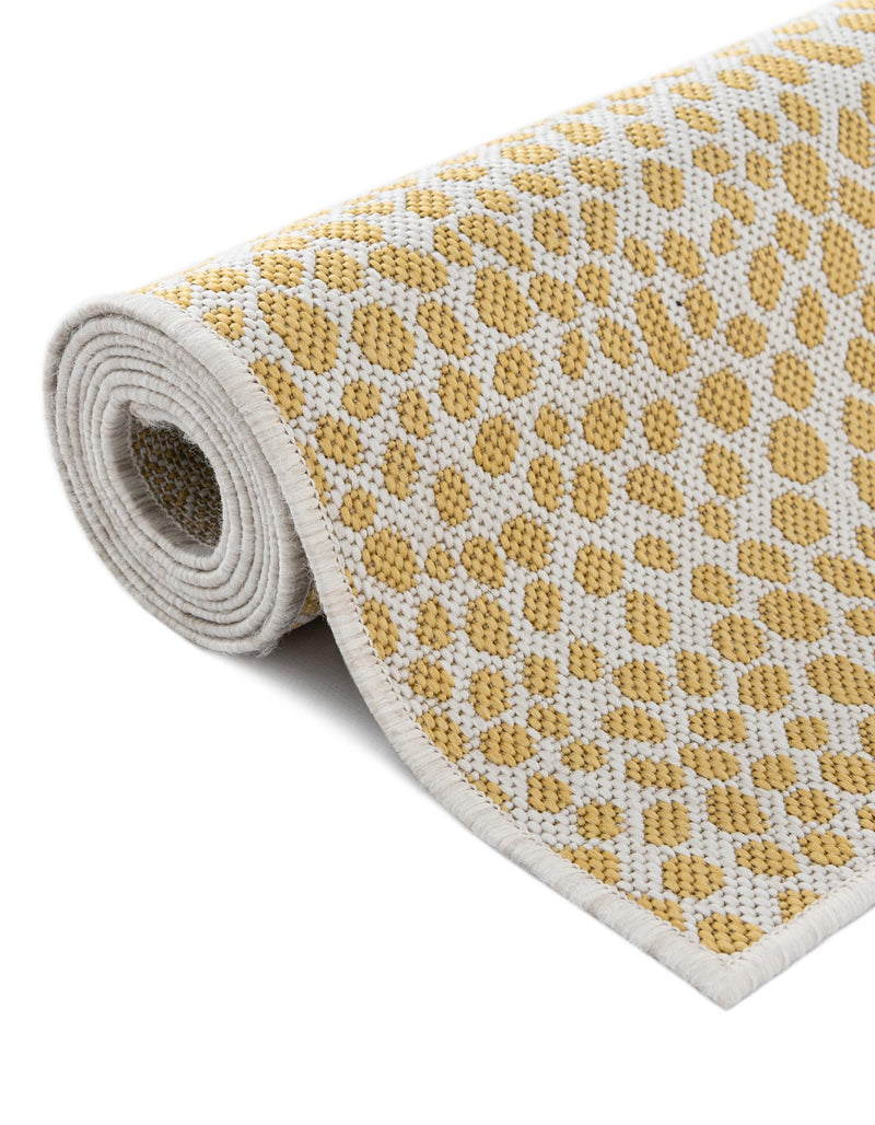 Urban Oasis Rugs Collection Area Rug - Terrace (Yellow Ivory) Square Yellow Ivory lifestyle 21