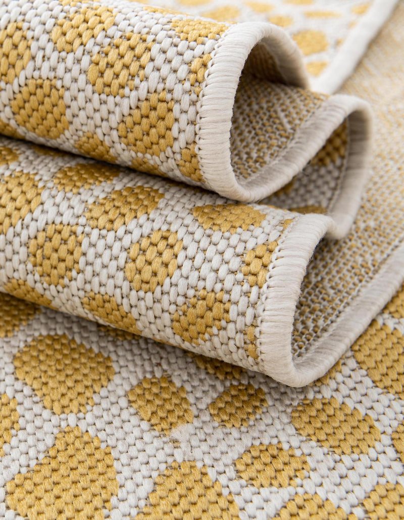 Urban Oasis Rugs Collection Area Rug - Terrace (Yellow Ivory) Square Yellow Ivory lifestyle 23
