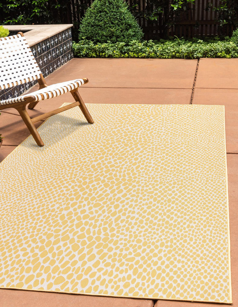 Urban Oasis Rugs Collection Area Rug - Terrace (Yellow Ivory) Rectangle Yellow Ivory lifestyle 0