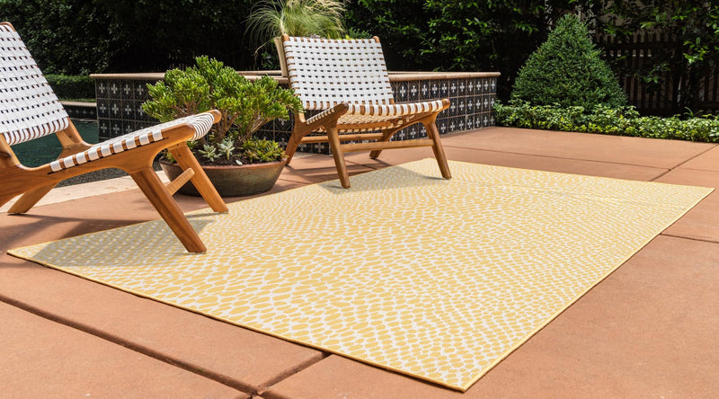 Urban Oasis Rugs Collection Area Rug - Terrace (Yellow Ivory) Rectangle Yellow Ivory lifestyle 2
