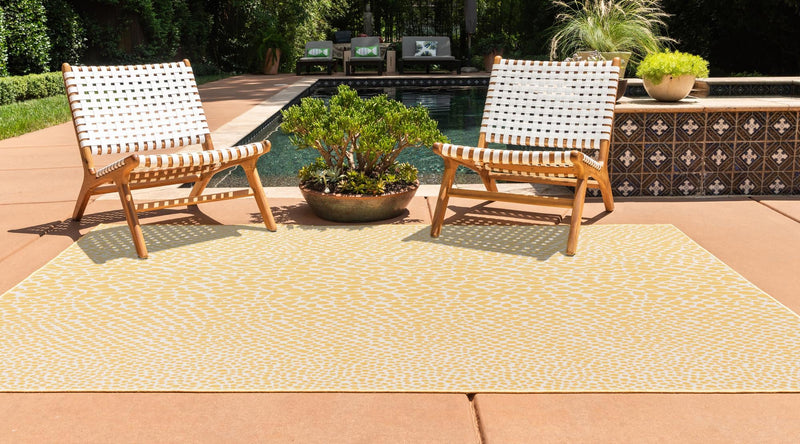 Urban Oasis Rugs Collection Area Rug - Terrace (Yellow Ivory) Rectangle Yellow Ivory lifestyle 3