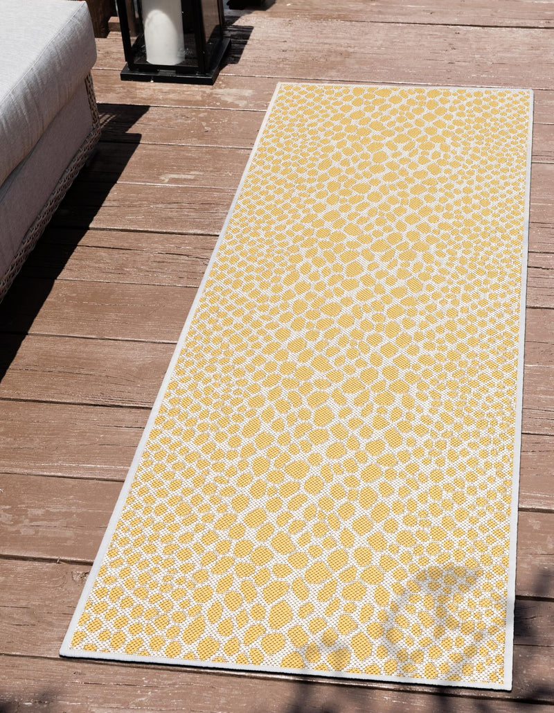 Urban Oasis Rugs Collection Area Rug - Terrace (Yellow Ivory) Runner Yellow Ivory lifestyle 0