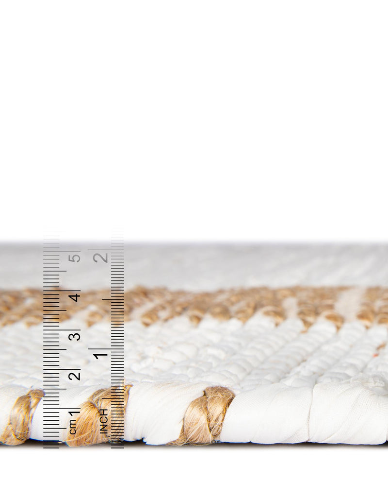 Osian Looms Collection Area Rug - Durham Rectangle White and Natural lifestyle 62