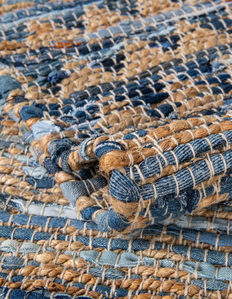 Himalaya Jute Collection Area Rug - Mumbai Rectangle Navy Blue lifestyle 55