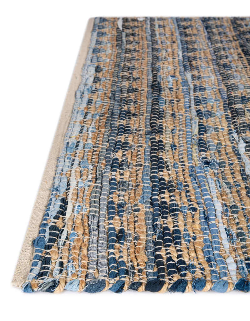 Himalaya Jute Collection Area Rug - Mumbai Rectangle Navy Blue lifestyle 58