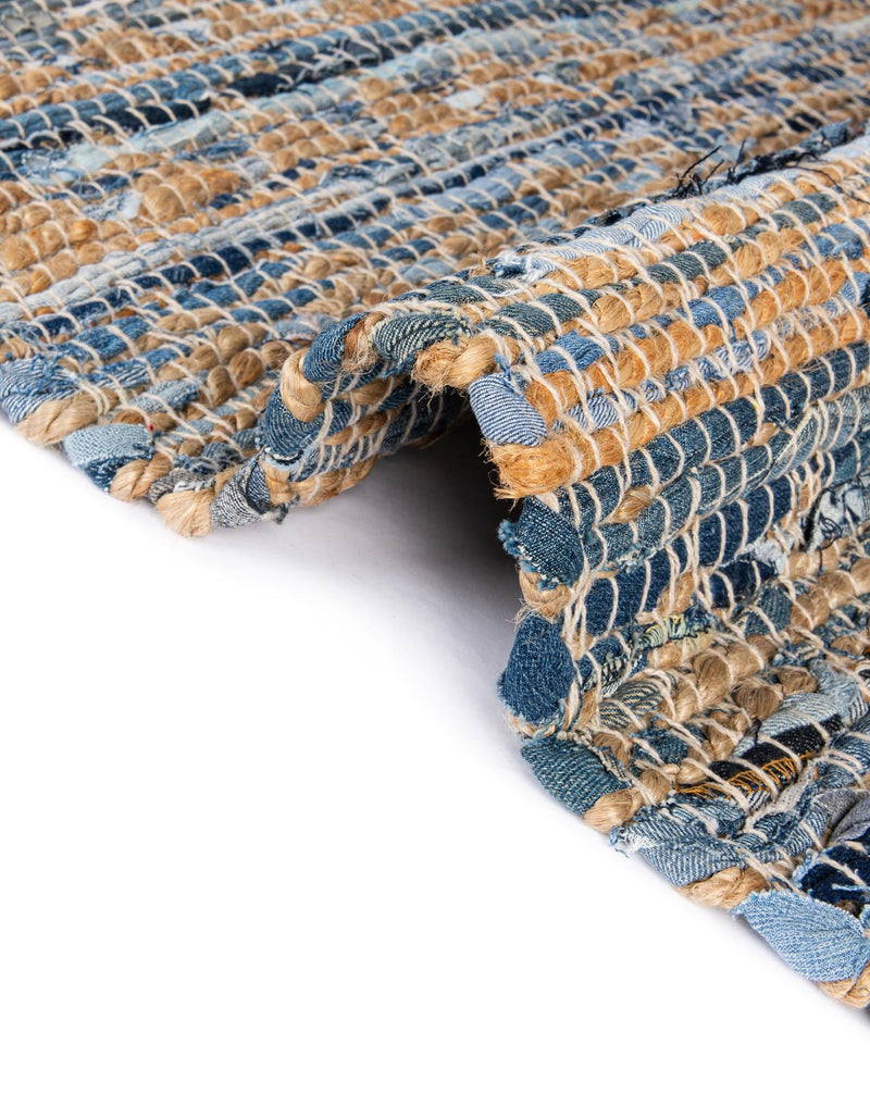 Himalaya Jute Collection Area Rug - Mumbai Rectangle Navy Blue lifestyle 67