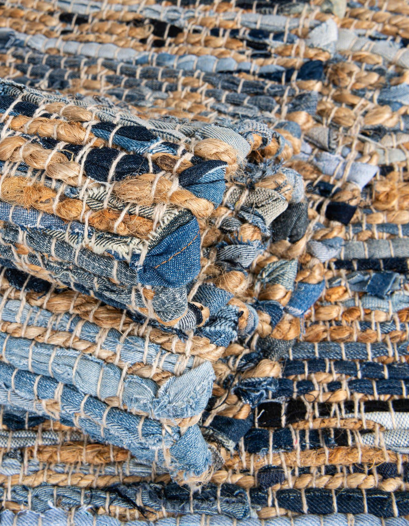 Himalaya Jute Collection Area Rug - Mumbai Rectangle Navy Blue lifestyle 76