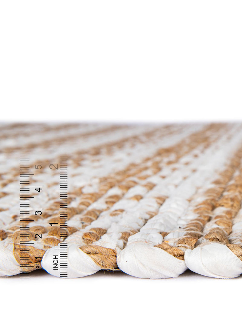 Himalaya Jute Collection Area Rug - Mumbai Rectangle White lifestyle 53