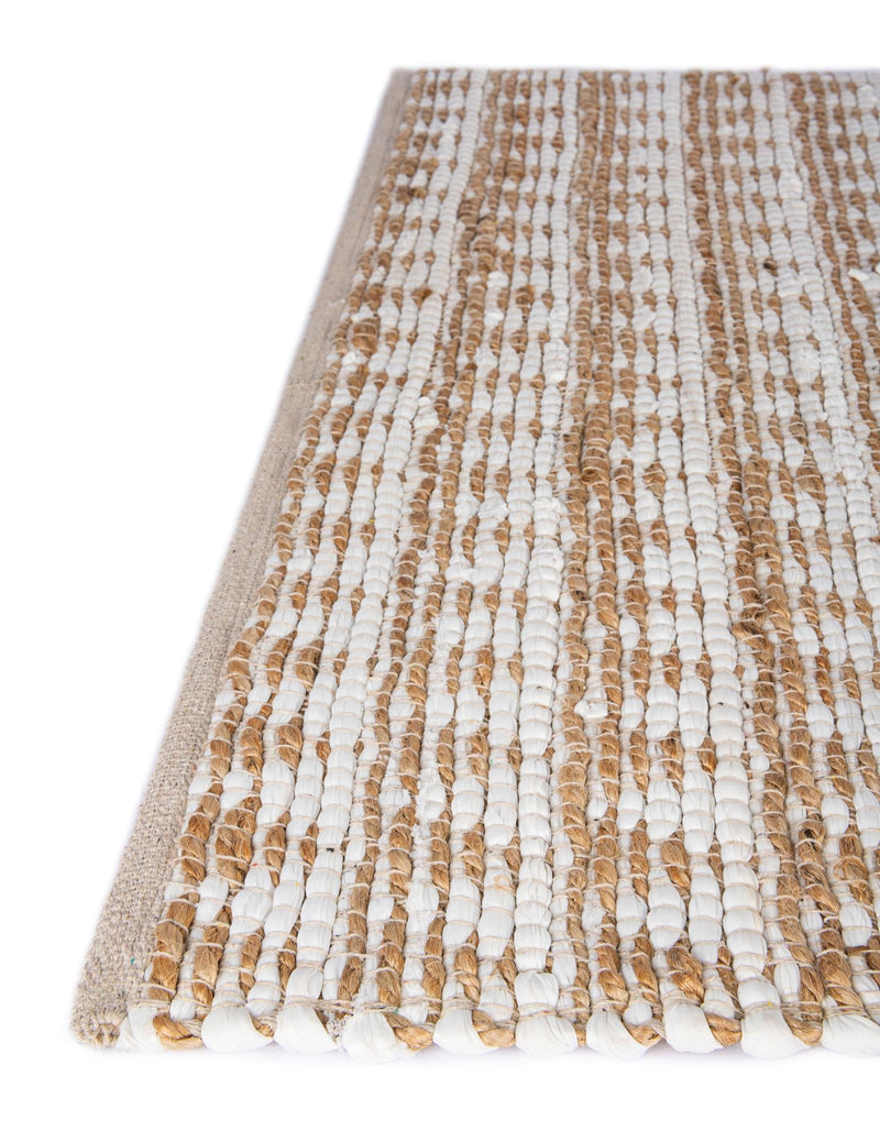 Himalaya Jute Collection Area Rug - Mumbai Rectangle White lifestyle 59