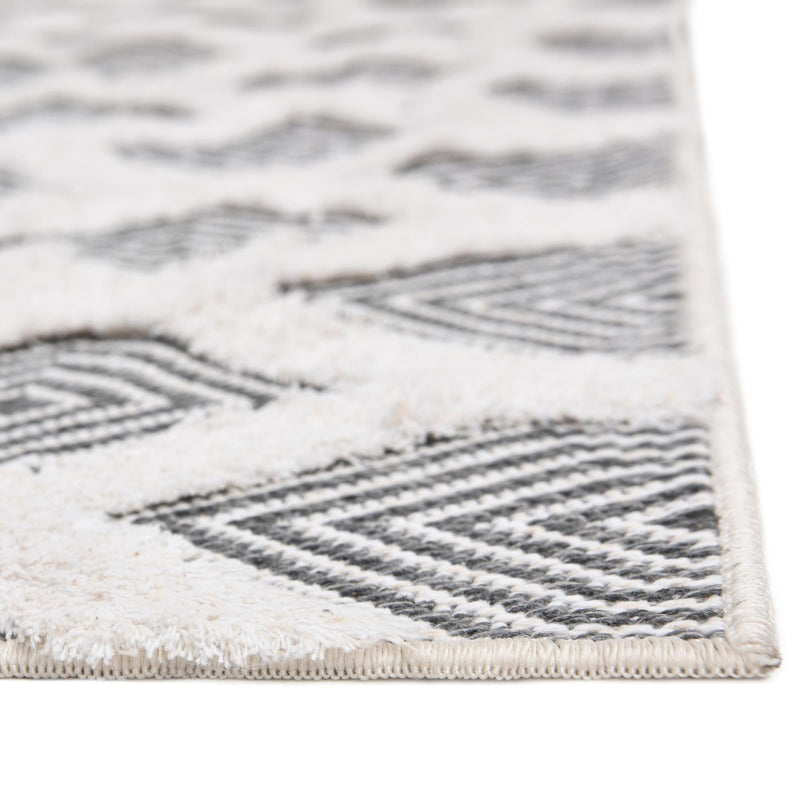 Marbella Meadows Collection Area Rug - Sierra Rectangle Anthracite Gray lifestyle 31