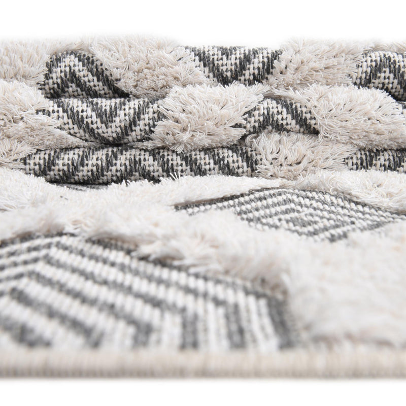 Marbella Meadows Collection Area Rug - Sierra Rectangle Anthracite Gray lifestyle 51