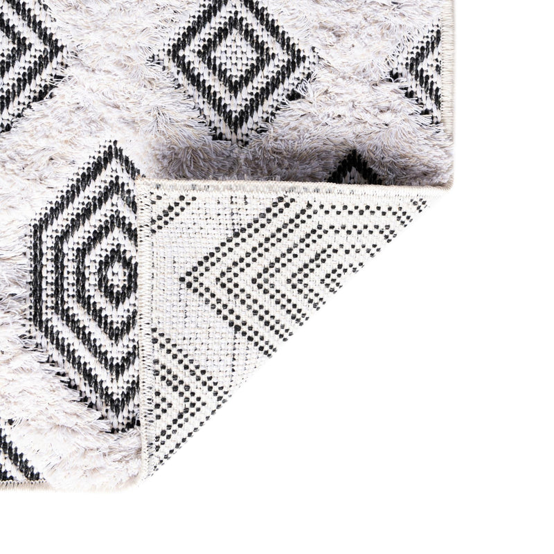 Marbella Meadows Collection Area Rug - Sierra Rectangle Black lifestyle 37