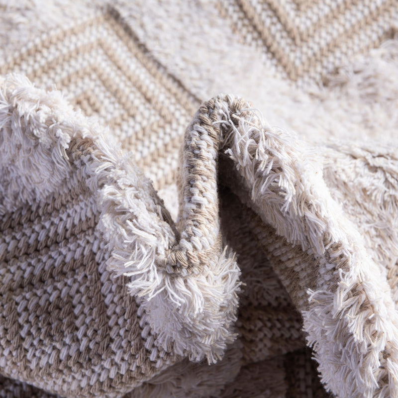 Marbella Meadows Collection Area Rug - Sierra Rectangle Beige lifestyle 35