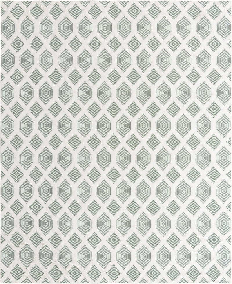 Marbella Meadows Collection Area Rug - Sierra Rectangle Green Main