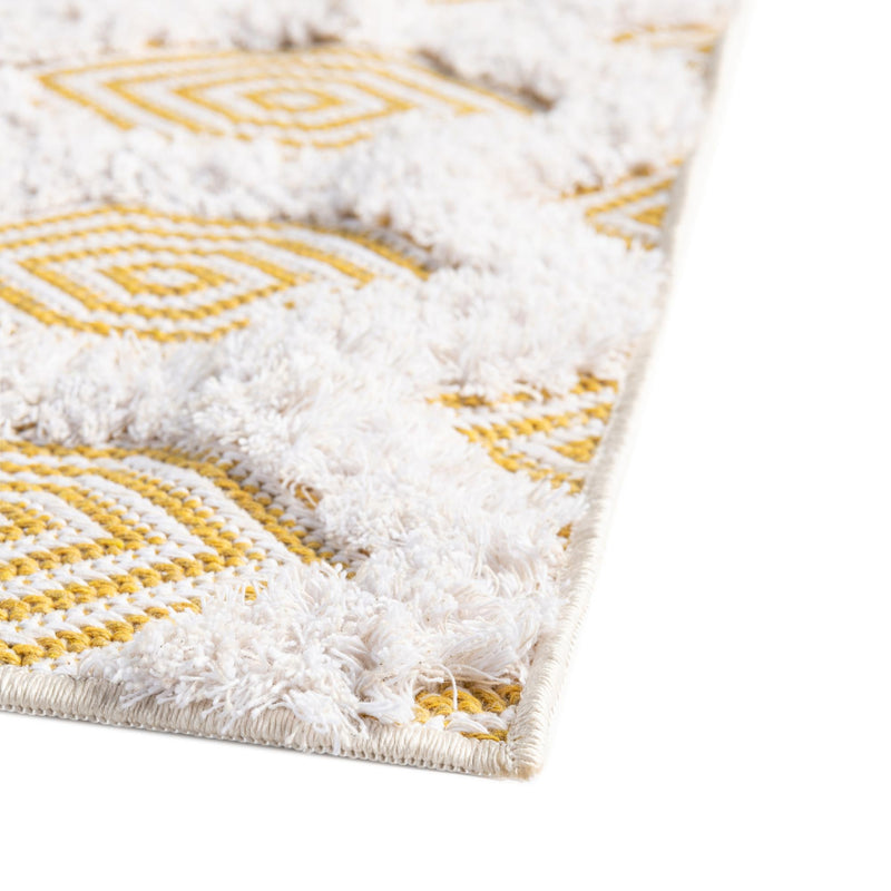 Marbella Meadows Collection Area Rug - Sierra Rectangle Yellow lifestyle 28