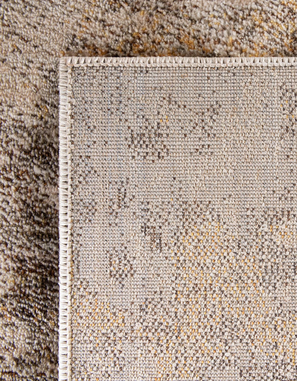 Lunar Luxe Collection Area Rug - Selene Square Ivory Beige lifestyle 99