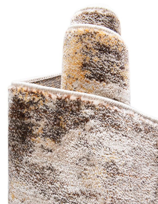 Lunar Luxe Collection Area Rug - Selene Square Ivory Beige lifestyle 102