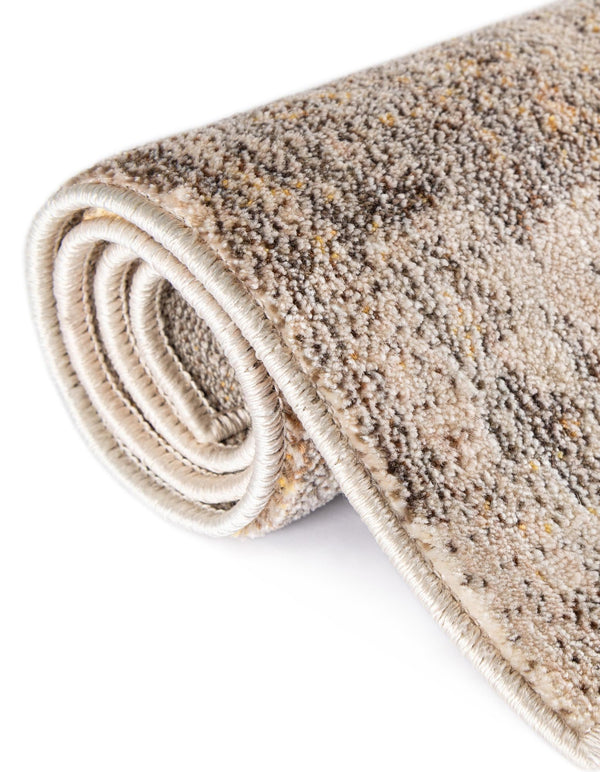 Lunar Luxe Collection Area Rug - Selene Square Ivory Beige lifestyle 104