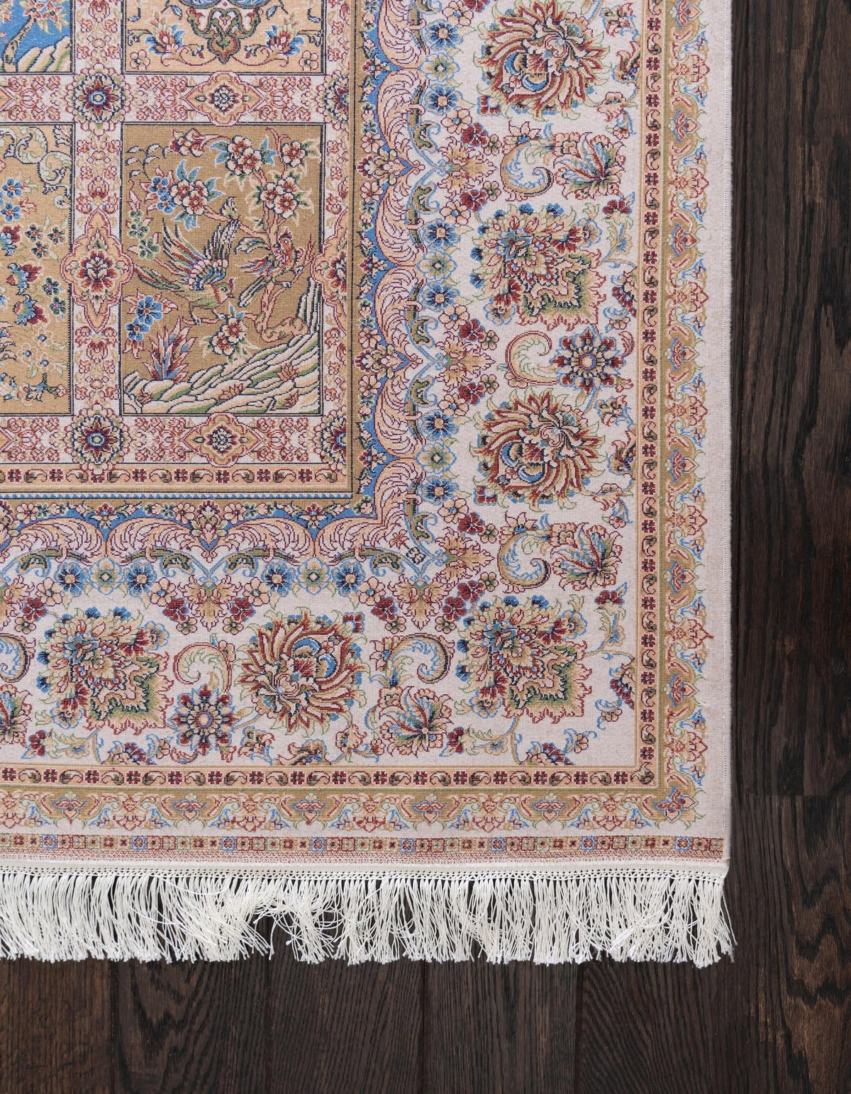 Imperial Manor Collection Area Rug - Alhambra Rectangle Beige lifestyle 10