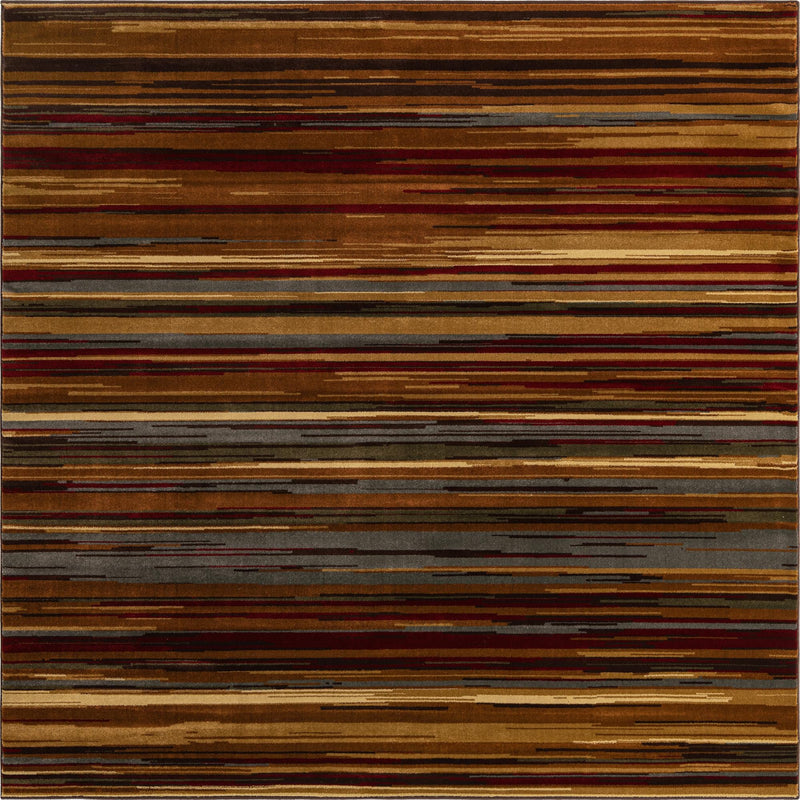 Bistro Lounge Collection Area Rug - Americano Square Beige lifestyle 22