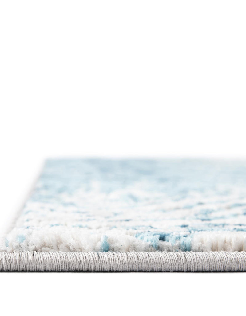Serenity Sands Collection Area Rug - Quietshore Rectangle Blue lifestyle 13