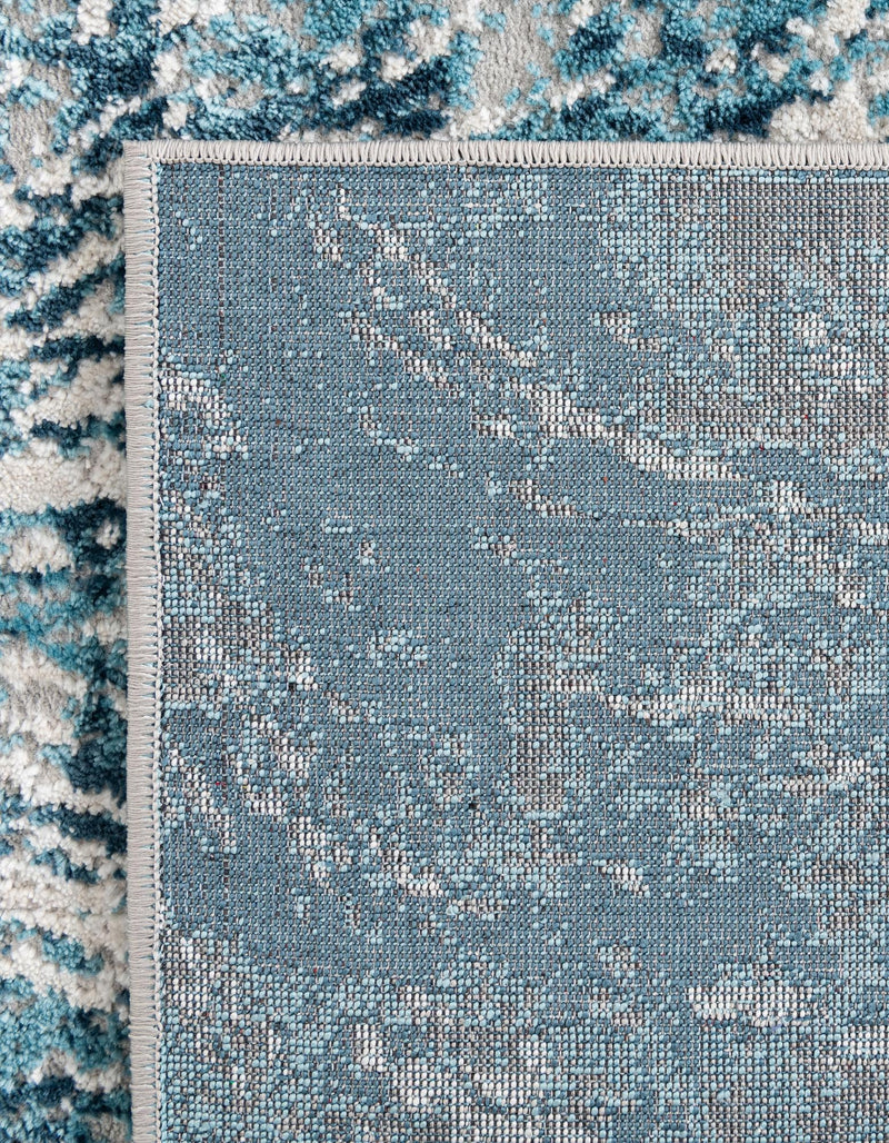 Serenity Sands Collection Area Rug - Quietshore Rectangle Blue lifestyle 17
