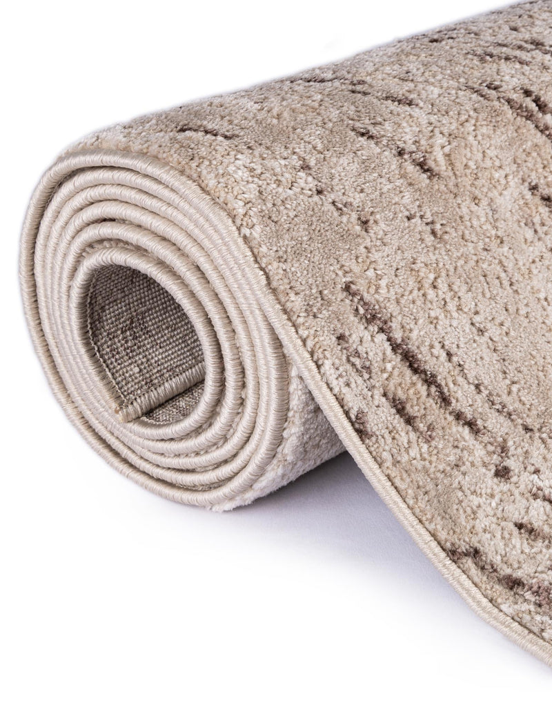 Serenity Sands Collection Area Rug - Quietshore Rectangle Brown lifestyle 22