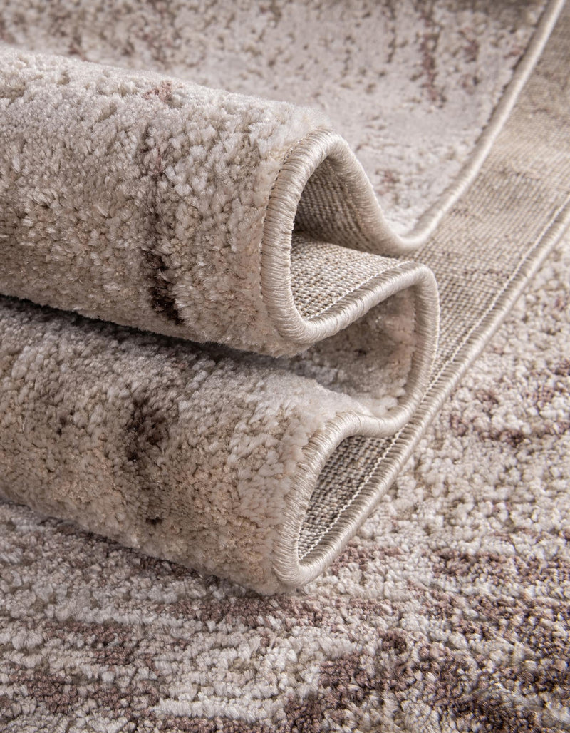 Serenity Sands Collection Area Rug - Quietshore Rectangle Brown lifestyle 24