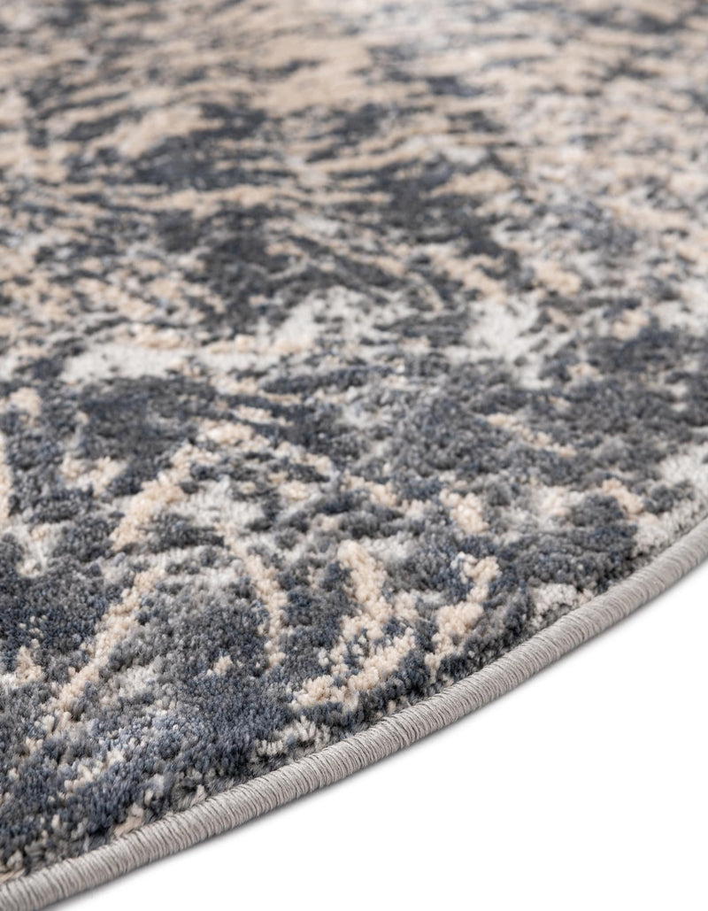 Serenity Sands Collection Area Rug - Quietshore Oval Gray lifestyle 78