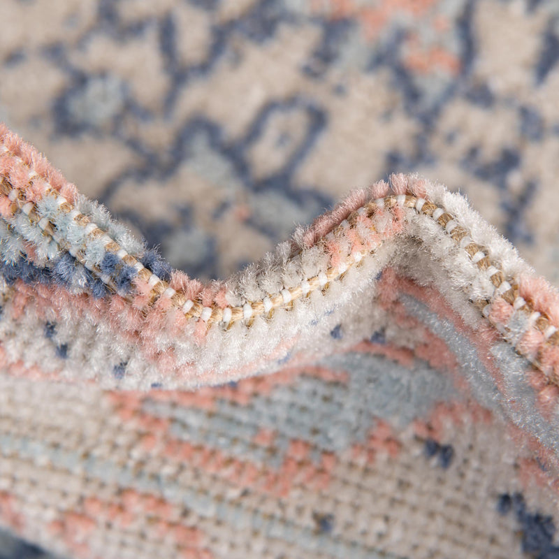 Savannah Series Collection Area Rug - Charleston (Powder Pink) Rectangle Powder Pink lifestyle 7