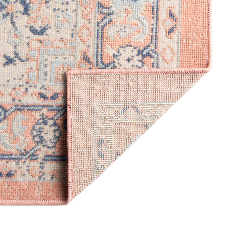 Savannah Series Collection Area Rug - Charleston (Powder Pink) Rectangle Powder Pink lifestyle 8