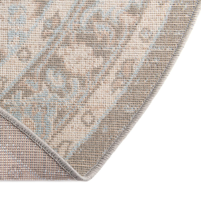 Savannah Series Collection Area Rug - Charleston (Cloud Gray) Oval Cloud Gray lifestyle 51