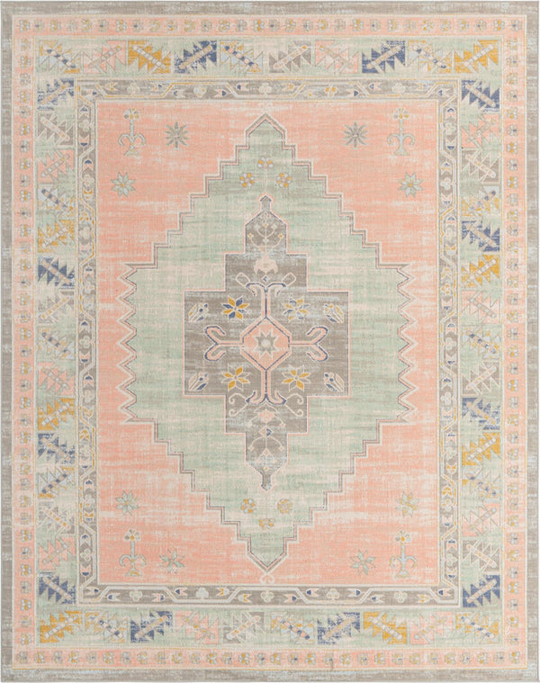 Savannah Series Collection Area Rug - Augusta (Pink) Rectangle Pink Main